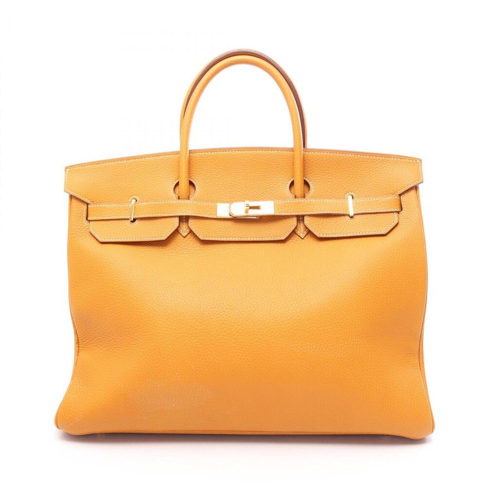 Hermes Birkin 40 Handbag, Togo Leather, Women's, Yellow
